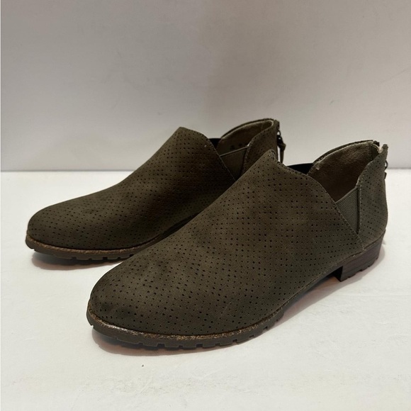 Dr. Scholl's Women's Roll Call Booties Olive Size 10m - Picture 5 of 6